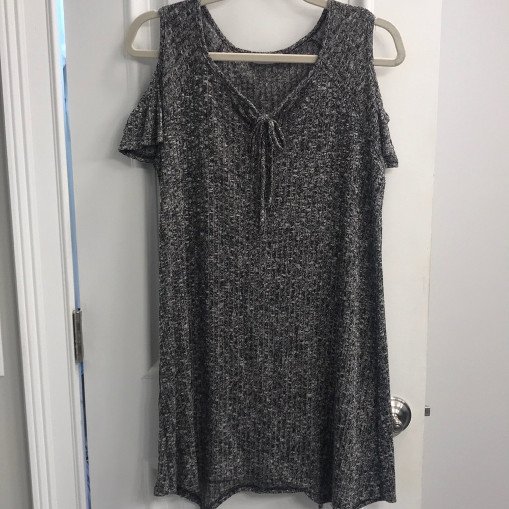 Cold shoulder dress